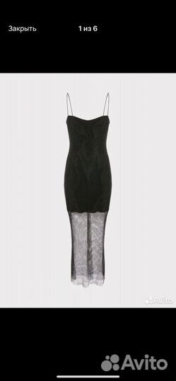 Платье сетка со стразами