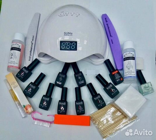 Набор для гель-лака SUN 5 48W 13 предметов