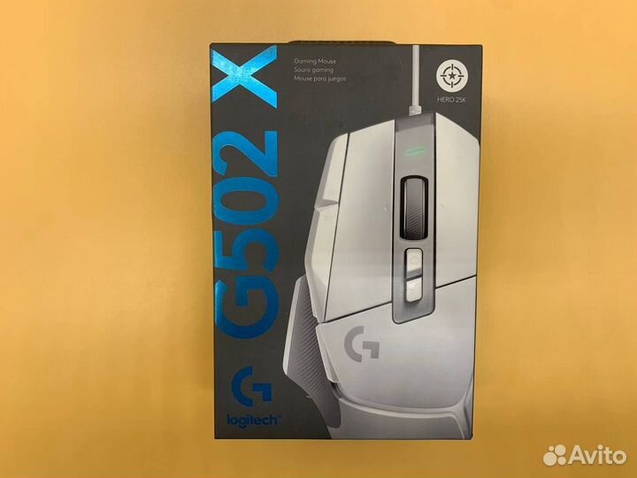 Игровая мышь Logitech G502 X, белая