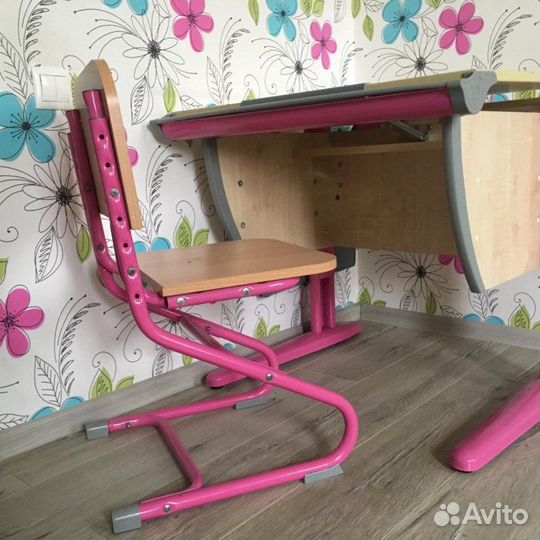 Растущая парта со стулом