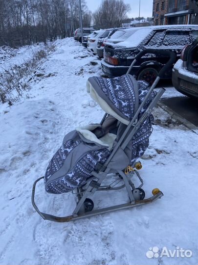 Коляска-санки