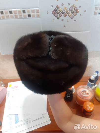 Норковая шапка мужская