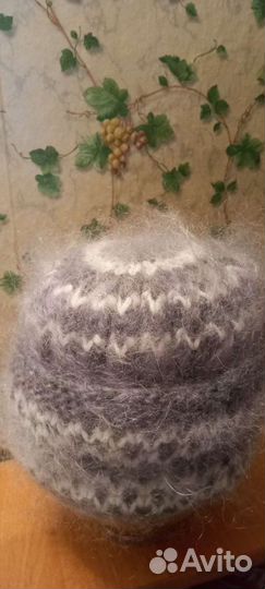 Шапка пуховая