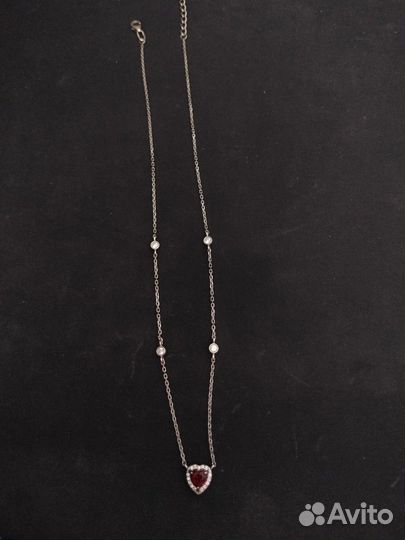 Колье из sokolov с красным камнем