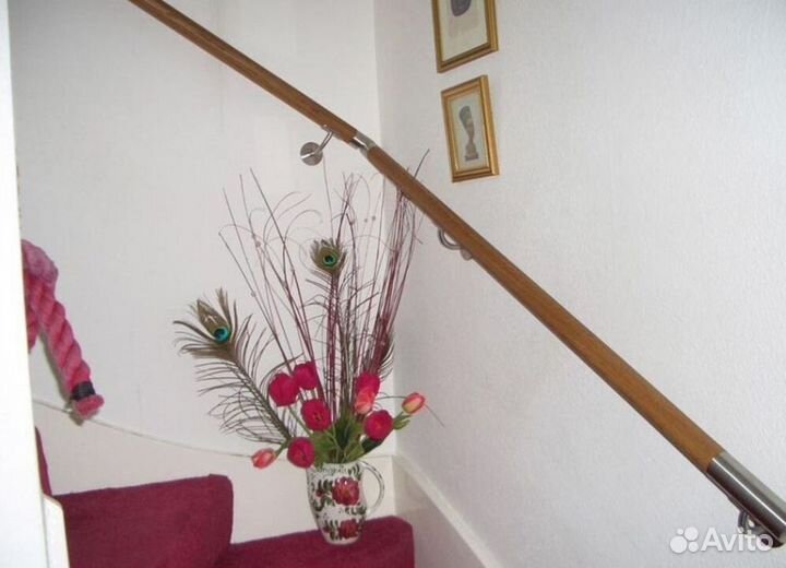 Деревянный пристенный поручень PRL-1416