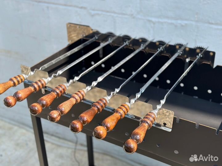 Устройство для вращения шампуров на 6 штук