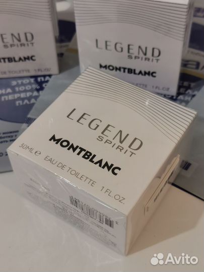 Montblanc legend spirit 30ml оригинал Франция