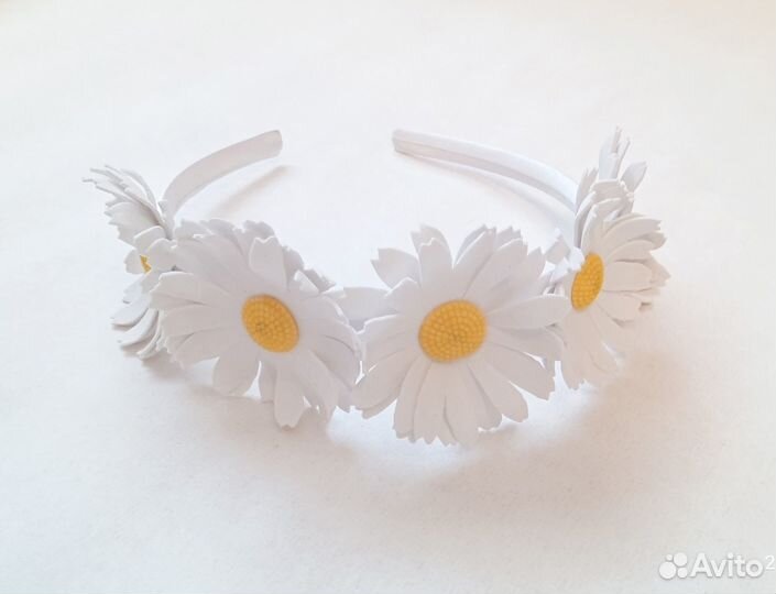 Ромашки. Ободок из фоамирана