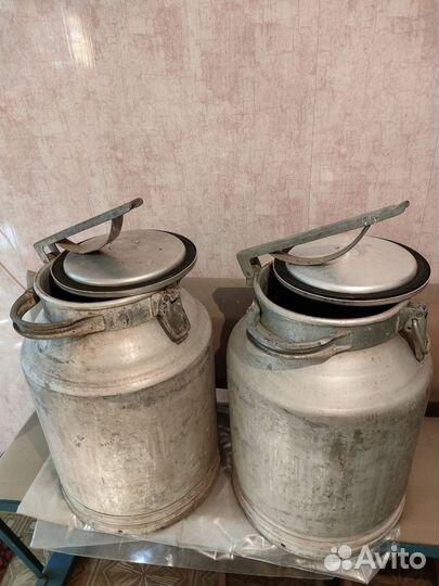 Фляги бидоны алюминиевые 50 литров