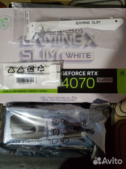 MSI RTX 4070 Super Gaming X Slim White 12G GeForce