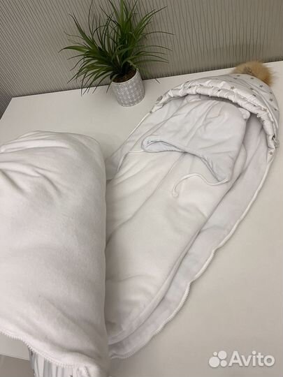 Детский зимний конверт, кокон