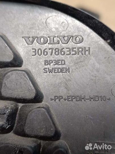 Накладка переднего бампера volvo v70 p3