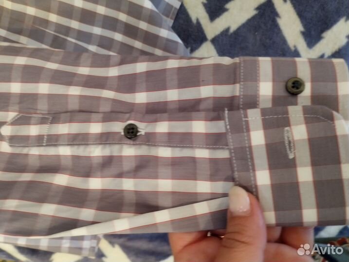 Рубашка на подростка в клетку