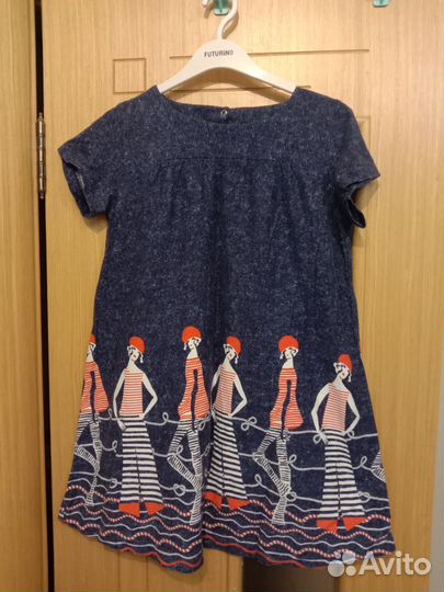 Трикотажное платье 128 р