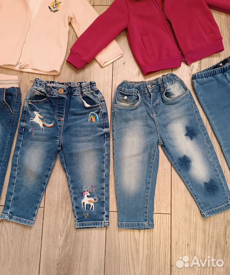 Вещи пакетом на девочку 80 86