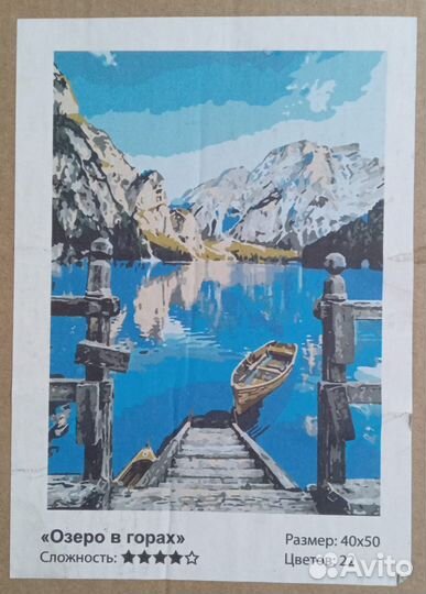 Картина по номерам 40х50