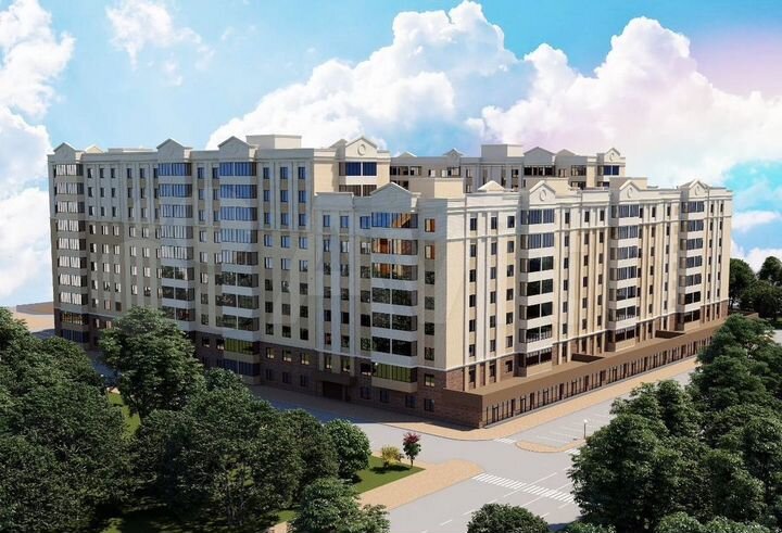 2-к. квартира, 57,4 м², 8/9 эт.