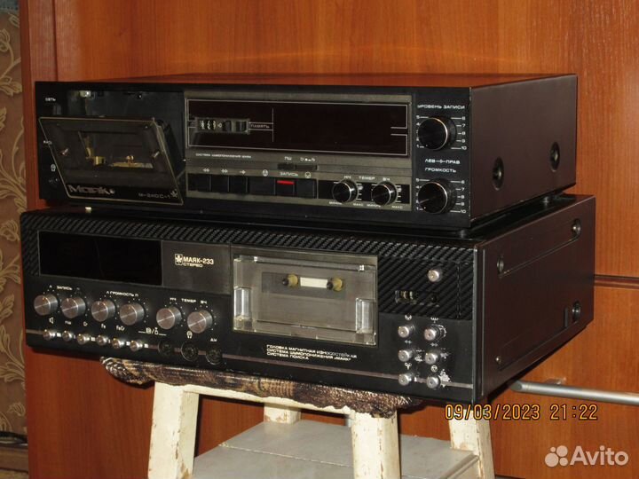 Кассетный магнитофон маяк 240C-1