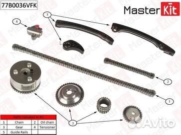 Комплект цепи грм nissan almera ii / juke / note