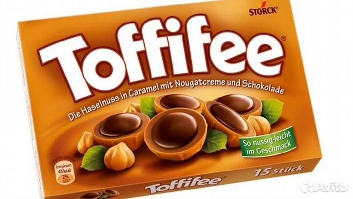 Toffifee набор конфет в коробке 125г