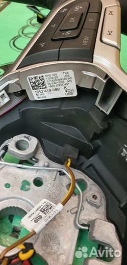Руль Фольксваген рулевое колесо 5h0419089k Новое