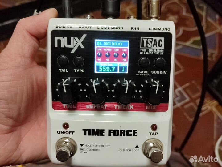 Гитарная педаль nux time force