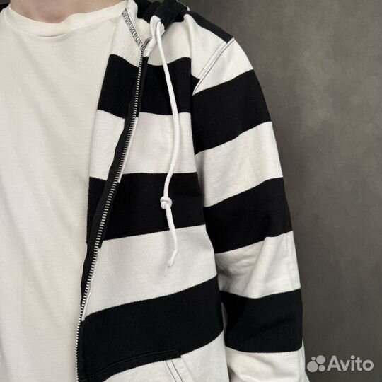 Зип худи Carhartt Hooded Mellow Block Striped Jack