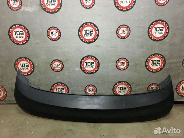 Юбка бампера задняя Skoda Rapid