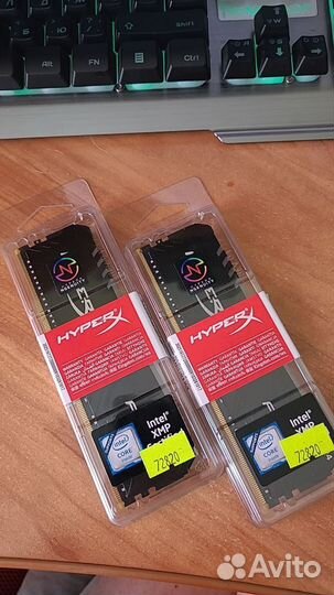 Оперативная память HyperX Fury Black RGB DDR4 16Gb