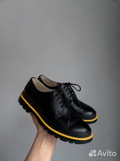 Ботинки кожа оксфорды 40 размер