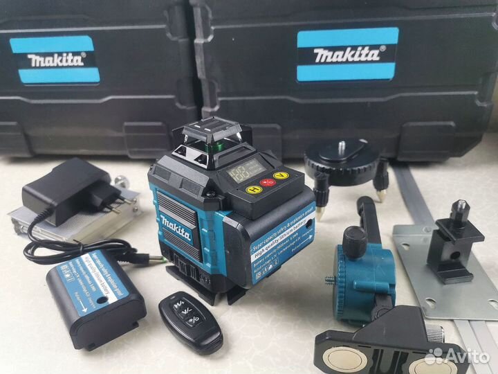 Лазерный уровень makita 4D нивелир 16 линий