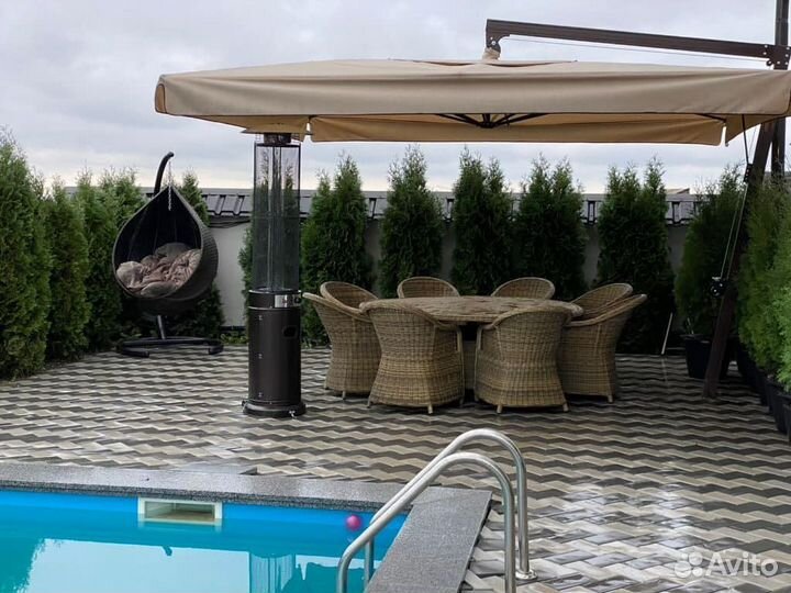 Уличный зонт.Прочный и Усиленный