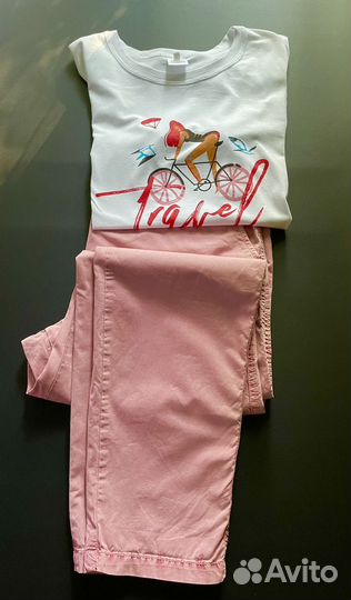 Брюки и футболка женские пакетом