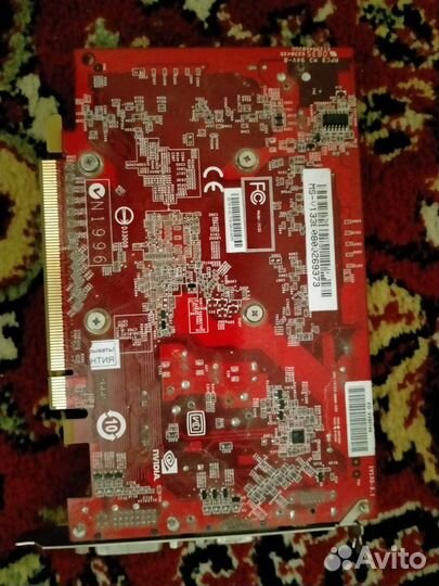 Видеокарта затычка gt9500