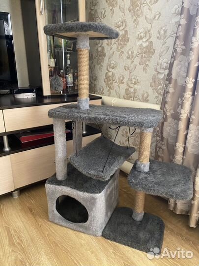Домик для кошки с когтеточкой
