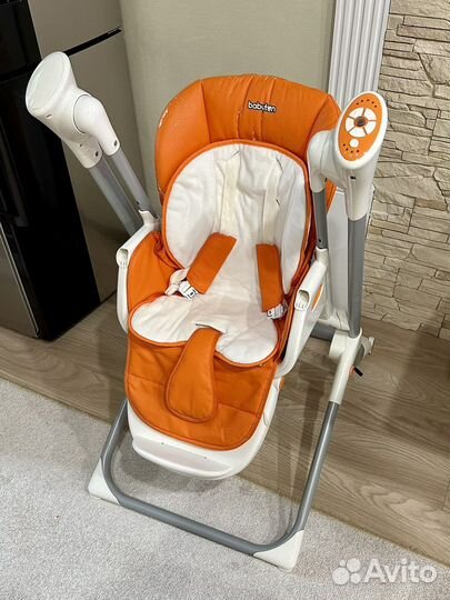 Стульчик для кормления babyton 2 в 1 с пультом