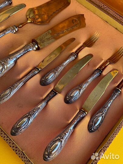 Набор приборов из серебра/серебро приборы