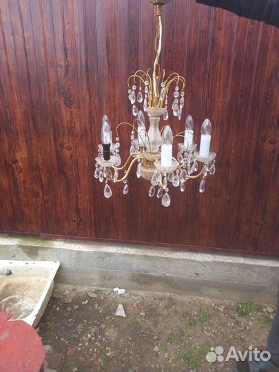 Хрустальная люстра СССР