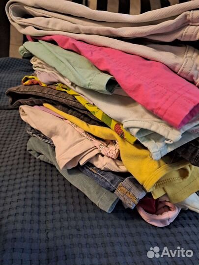 Вещи пакетом на девочку 122 128