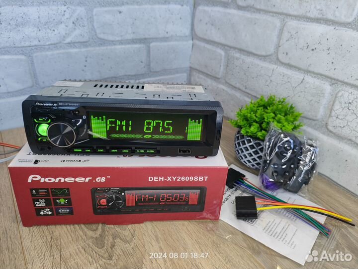 Магнитола Pioneer с bluetooth