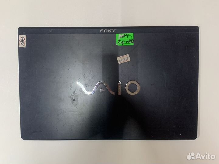 Крышка матрицы ноутбука sony pcg-6118p