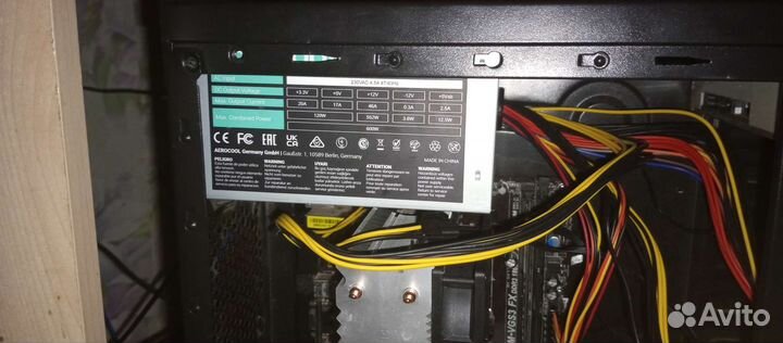 Блок питания aerocool eco 600w