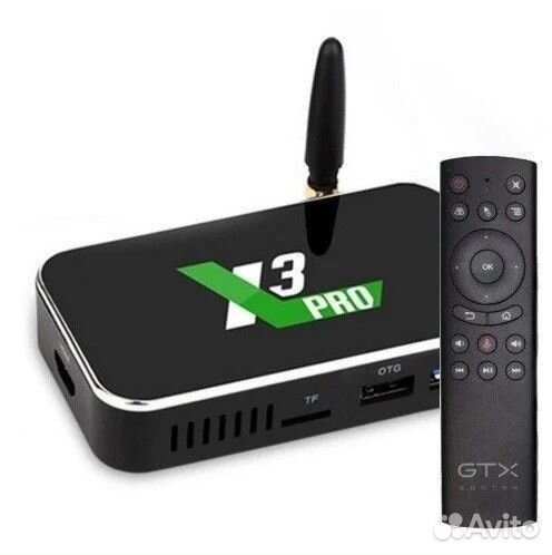 Ugoos x3 Pro + Пульт с Гироскопом и Голос. Вводом