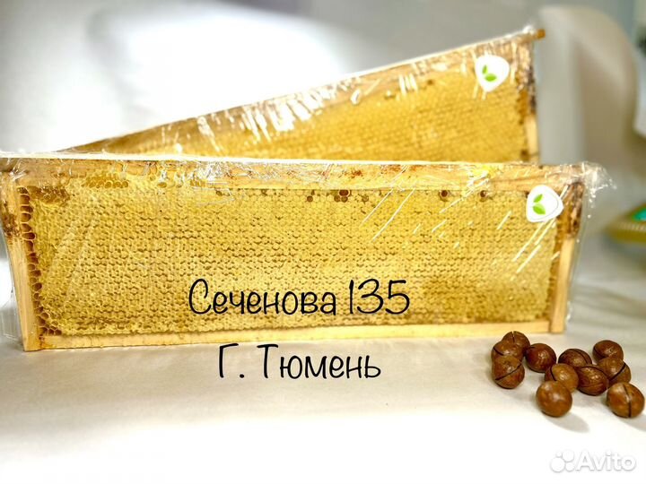 Природный мед в сотах