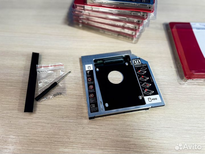 Переходник/ салазки Optibay 12.7мм для ноутубка