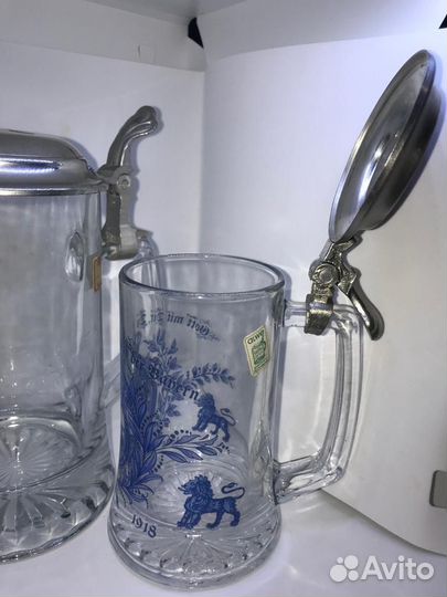 Пивная кружка с крышкой германия