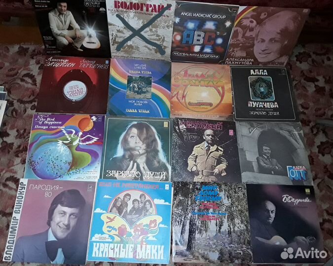 Грампластинки советская и зарубежная эстрада 70г