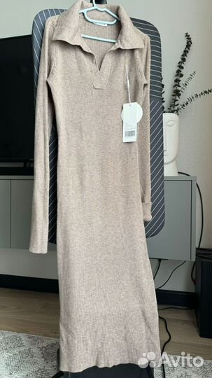 Платье трикотажное женское длинное новое, размер s