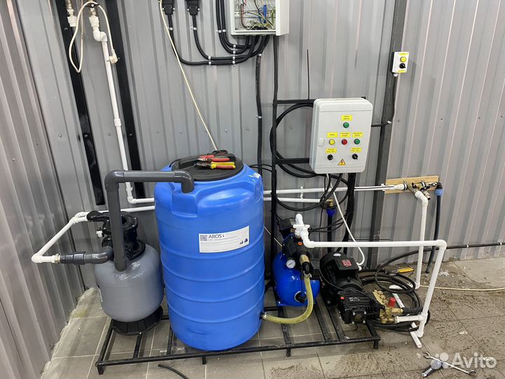 Система очистки воды для автомоек 1-2 поста - FJ84