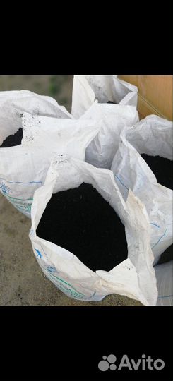 Перегной в мешках